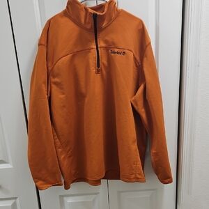 Timberland Burnt Orange Half-Zip Pullover